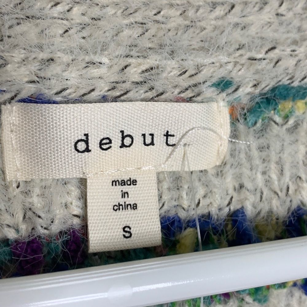 Debut fuzzy oversize cardigan. Small - Picture 5 of 6